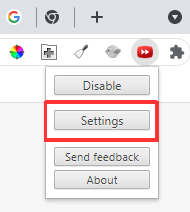 ［Settings］ボタン